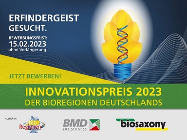 Innovationspreis 2023, Bewerbung bis um 15. Februar