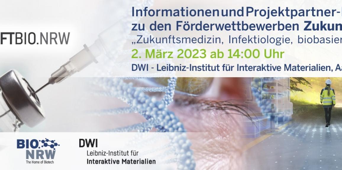 Informationsveranstaltung zum Start des 2. Aufrufs  –  ZukunftBIO.NRW