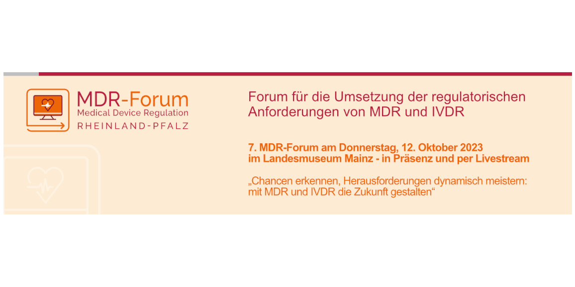 7. MDR-Forum in Mainz und virtuell